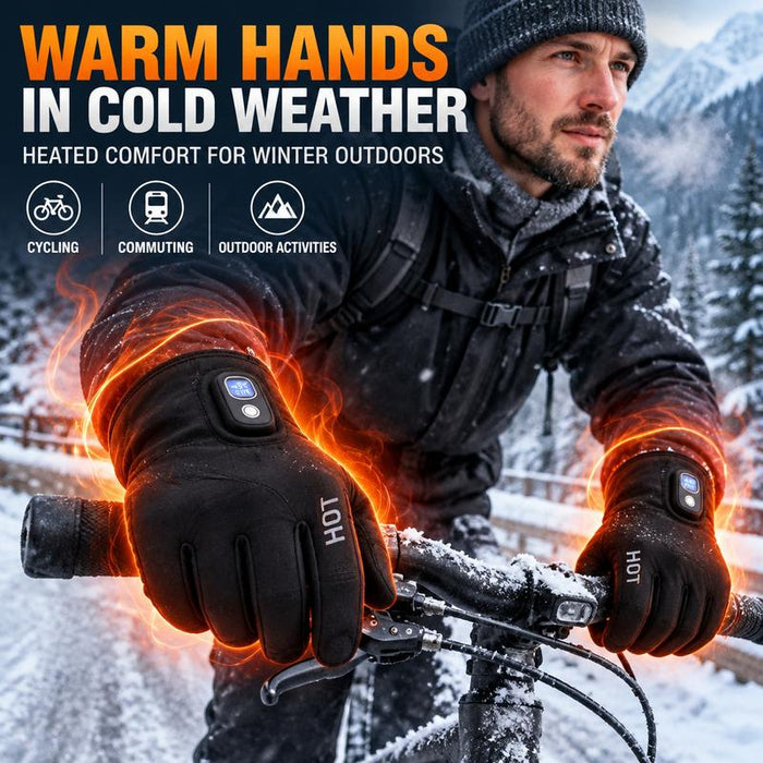 Winter walking glove detail