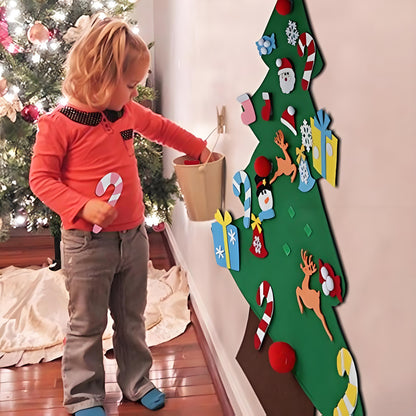 Montessori Felt Christmas Tree for Toddlers