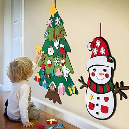 Montessori Felt Christmas Tree for Toddlers