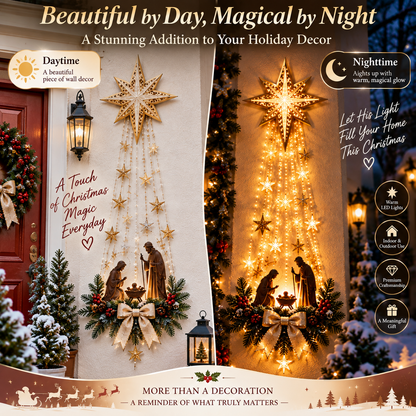 ✝️ Bethlehem Star Nativity Wall Light — A Beautiful Symbol of Faith