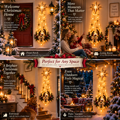✝️ Bethlehem Star Nativity Wall Light — A Beautiful Symbol of Faith