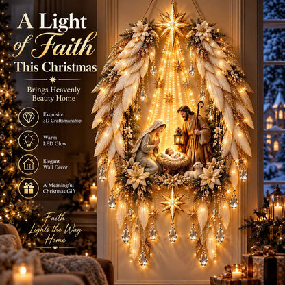 ✝️ Bethlehem Star Nativity Wall Light — A Beautiful Symbol of Faith