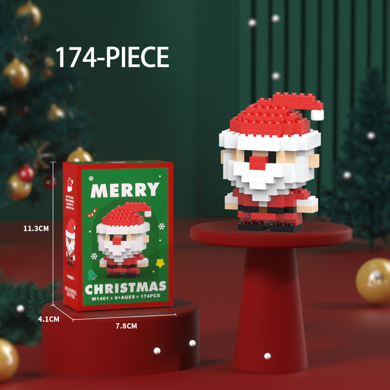 Santa Claus Design Building Blocks Toy