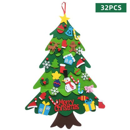 Montessori Felt Christmas Tree for Toddlers