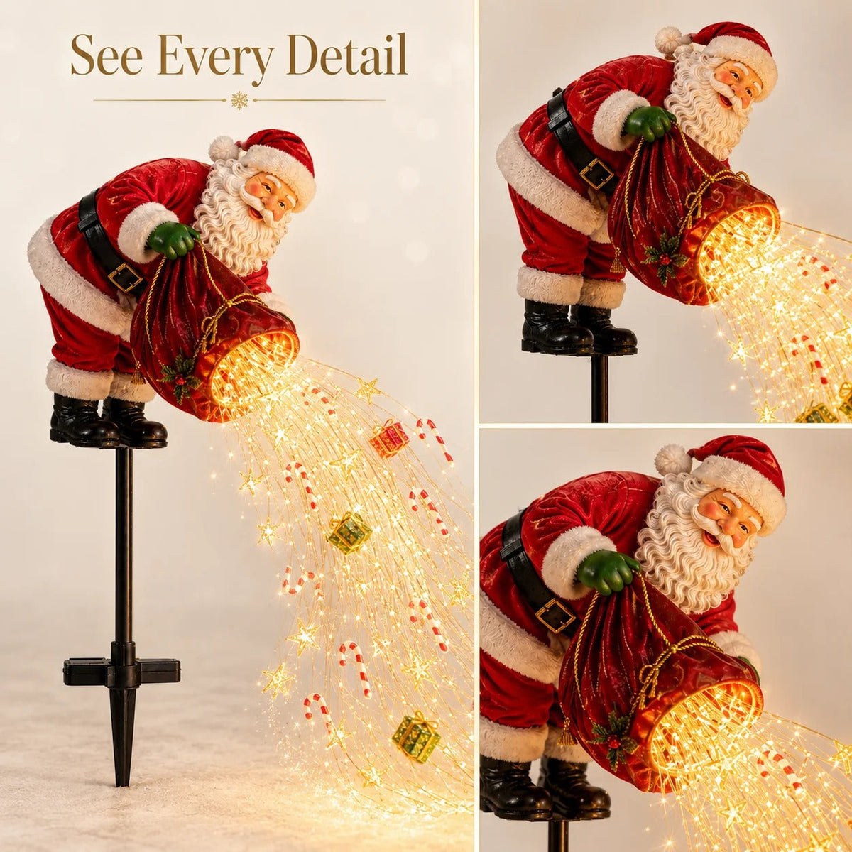 🎅Christmas Magical Pour – Solar LED Christmas Garden Light