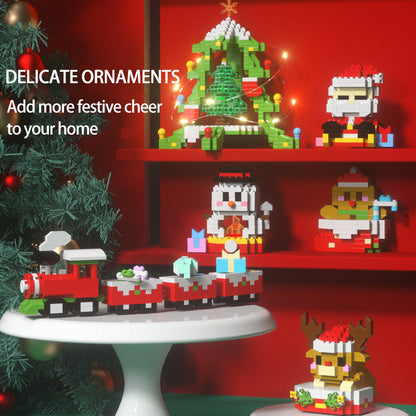 Santa Claus Design Building Blocks Toy