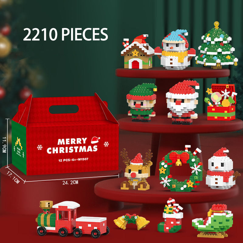 Santa Claus Design Building Blocks Toy