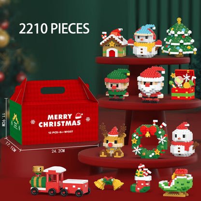 Santa Claus Design Building Blocks Toy