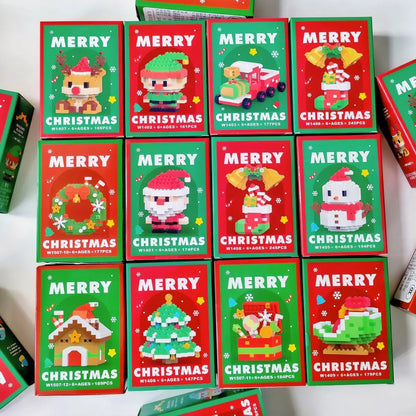 Santa Claus Design Building Blocks Toy