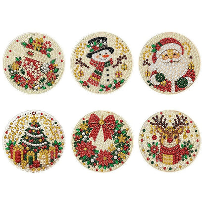 5D Christmas Sparkle Art DIY Ornament Kit – Create Your Own Glittering Gem & Pearl Tree Decorations