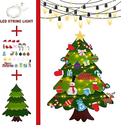 Montessori Felt Christmas Tree for Toddlers