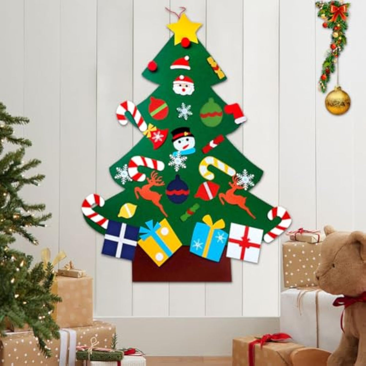 Montessori Felt Christmas Tree for Toddlers